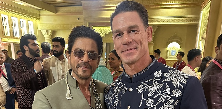 john cena, shah rukh khan, Bollywood superstar