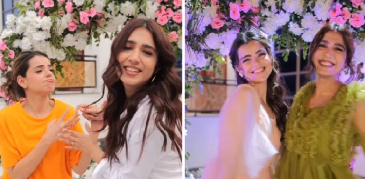 srha asghar, mansha pasha, viral reel