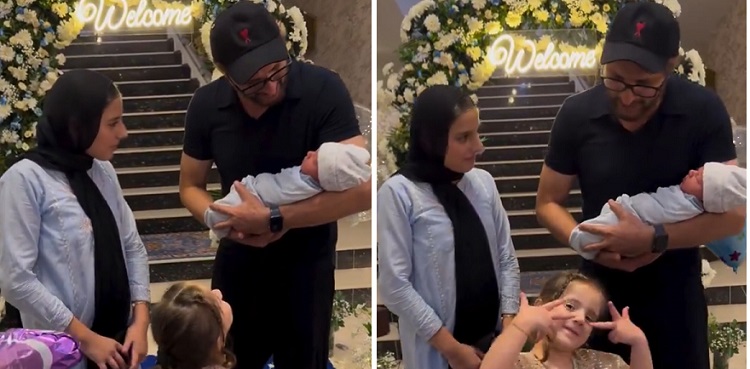 shahid afridi, grandson, viral video, shaheen afridi
