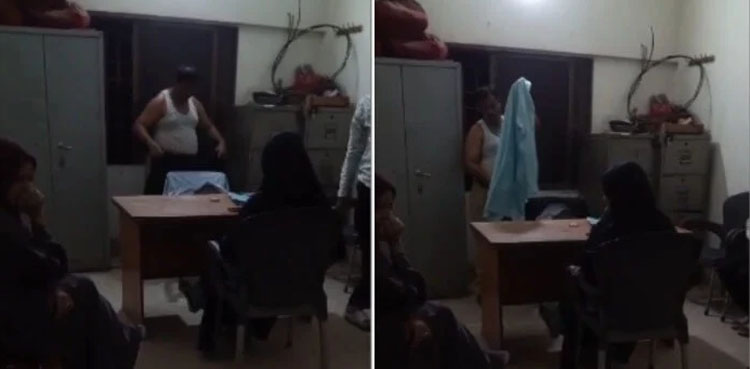 police officer suspended, Liaquatabad Police Station, ASI Parvez, unethical Karachi police