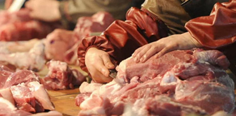 Sale of dead animal meat, unearth, Karachi