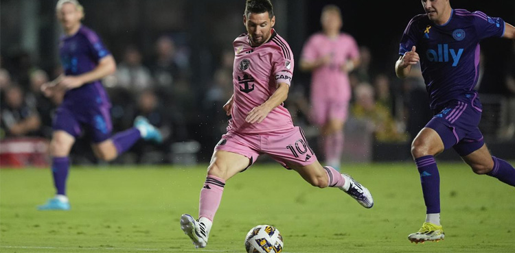 Lionel Messi , Stunning goal, Miami vs Charlotte FC