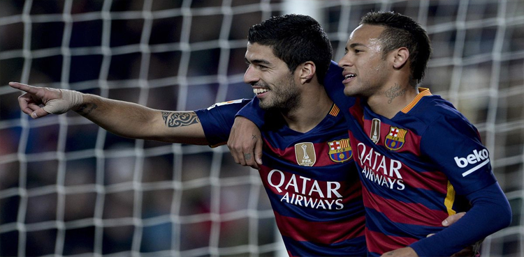 Neymar Jr Luis Suarez