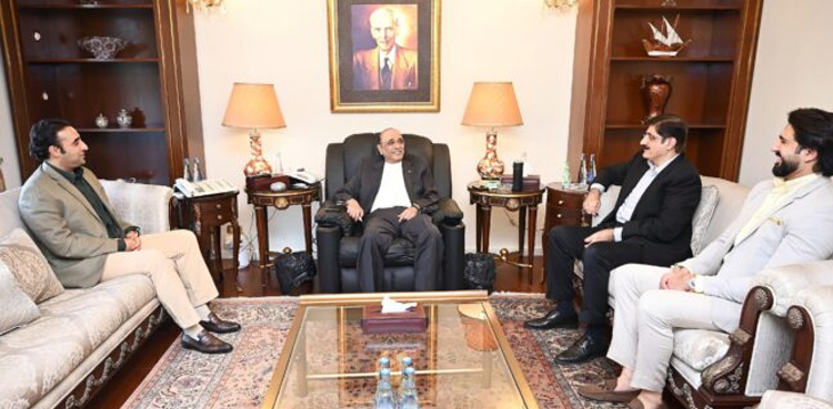 President Zardari , Sindh CM Murad Ali Shah , solar panel program