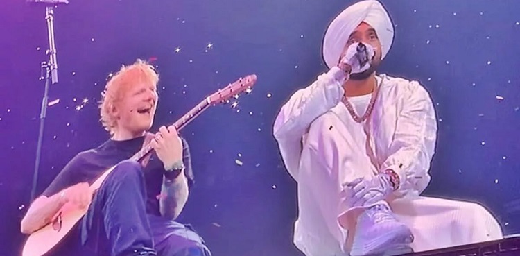 ed sheeran, diljit dosanjh, naina x shape of you
