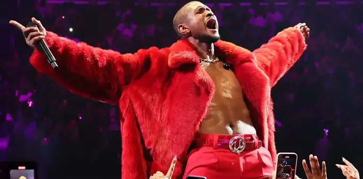 R&B superstar, Usher, viral, live performance,