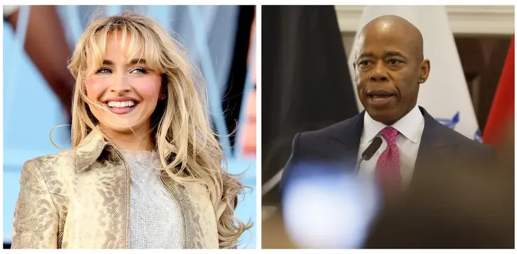 singer, Sabrina Carpenter, New York City Mayor, Eric Adams