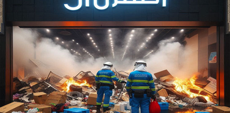 Kuwait fire safety regulations, Kuwait 39 shops closed, Kuwait, General Fire Service Directorate (GFSD)