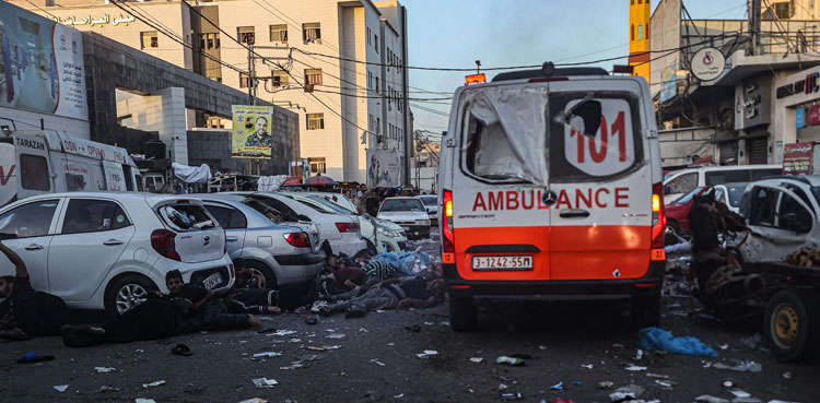 Israel, Gaza hospital, hospital services disrupted