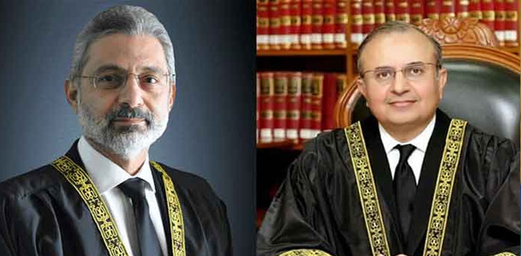 Justice Mansoor accuses outgoing CJP Isa of creating divisions in judiciary