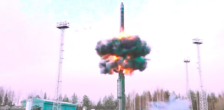 Russia fired intercontinental ballistic missile, Ukraine
