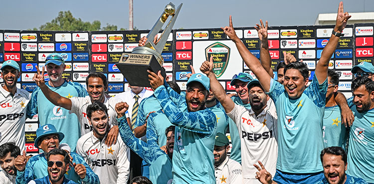 Pakistan win Test series on home soil after 3 years