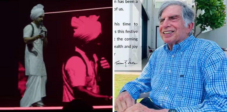 ratan tata death, diljit dosanjh tribute