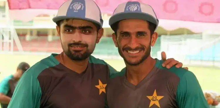 hasan ali, babar azam, mohammad rizwan, pakistan team