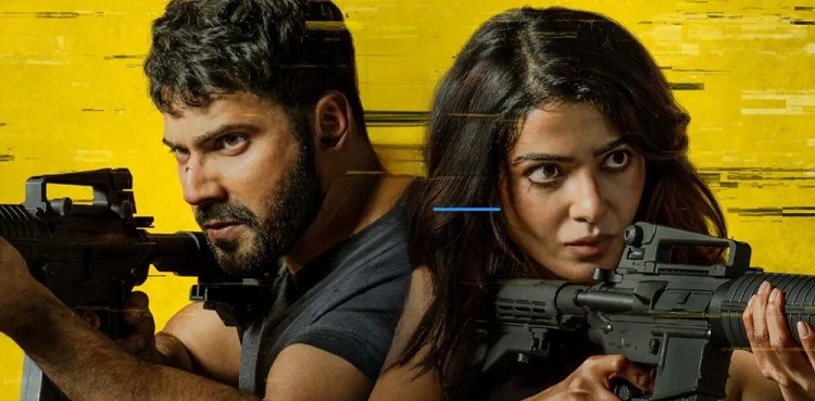 varun dhawan, samantha, citadel honey bunny