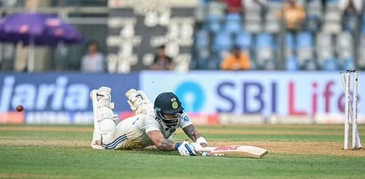 India v New Zealand: Kohli fails as India slump in Mumbai Test