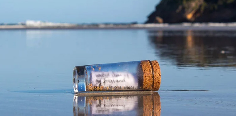 132-year-old bottle, secret message,