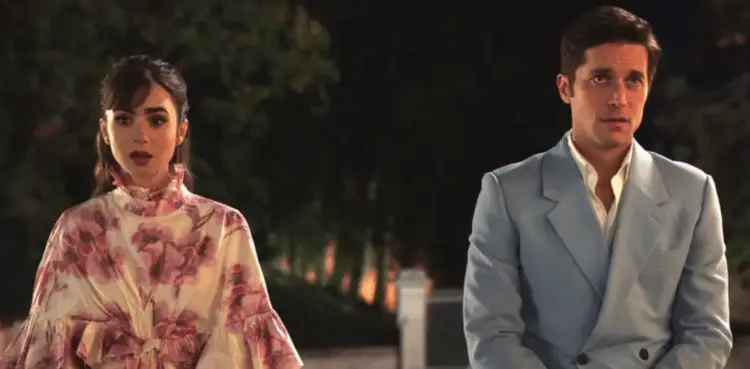 Emily in Paris, Lily Collins, Lucas Bravo, netflix
