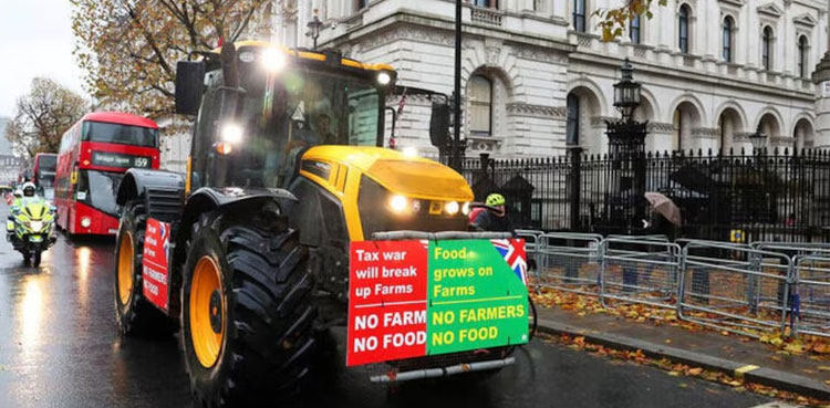 UK farmers protest against 'tractor tax'- Nov 2024