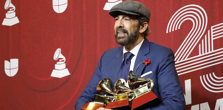 Latin Grammy awards: Veteran Juan Luis Guerra sweeps top prizes