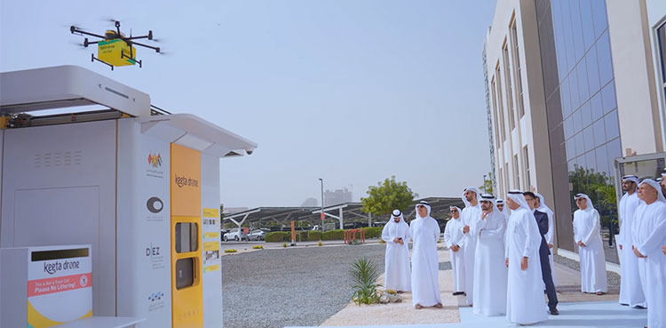 Drone Delivery System Launched in Dubai- VIRAL VIDEO