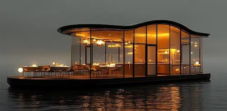 Lahore, Pakistan, first floating restaurant