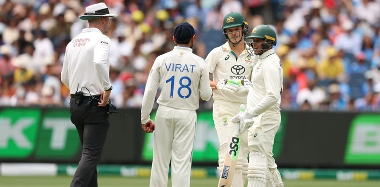 Sam Konstas, Virat Kohli, AUS v IND, boxing day Test