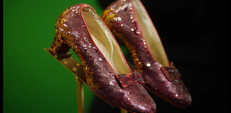 ‘Wizard of Oz’ Ruby slippers Sells for $32.5 mn