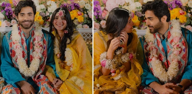 VIRAL: Sheheryar Munawar, Maheen Siddiqui’s Mayun pictures