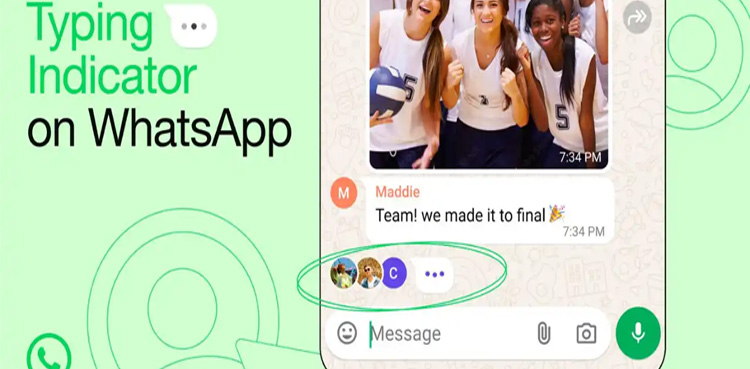 WhatsApp, typing indicators, real-time engagement,