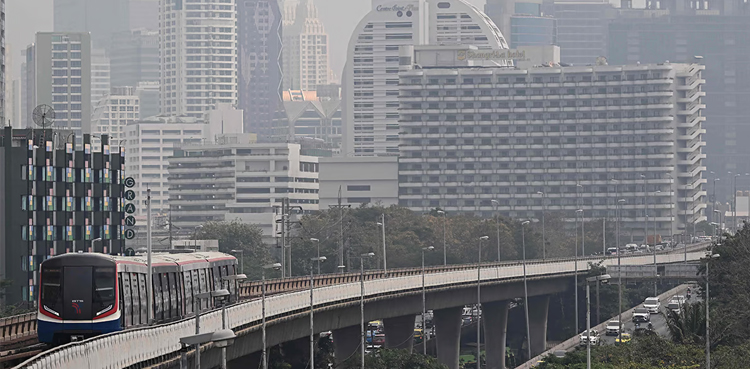 Bangkok, free public transport, smog