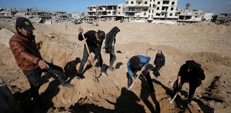 Gaza, UN Bodies, Gaza grave