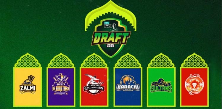PSL 10, PSL Player Draft,, teams finalise squads 