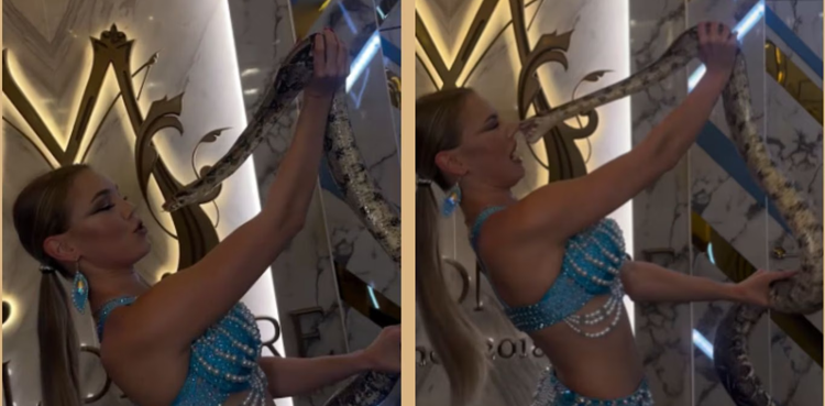 Viral, Viral video, Shhkodalera, Russian Model, Snake
