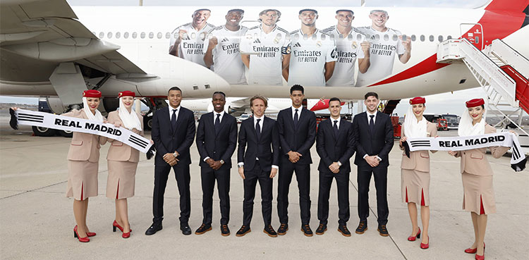 Emirates unveils new Real Madrid Livery on its Boeing 777