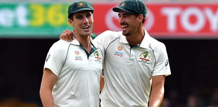Pat Cummins, Mitchell Starc, AUS v IND, SCG