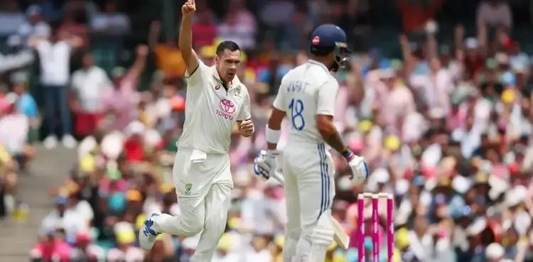 Scott Boland, Virat Kohli, AUS v IND, border-gavaskar trophy