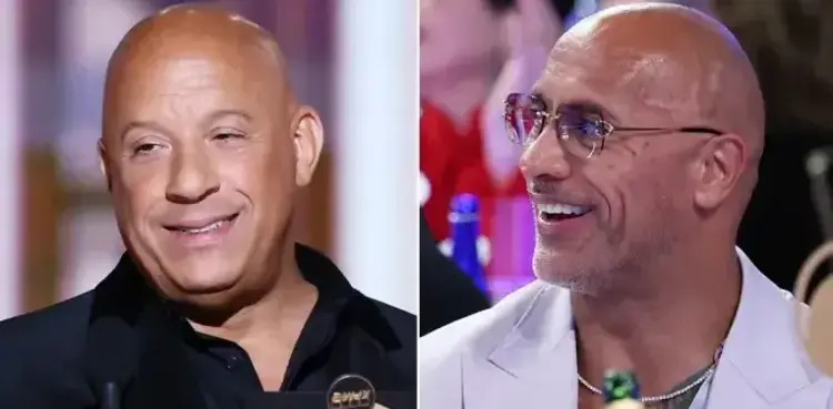 Vin Diesel, Dwayne Johnson, Golden Globes 2025, Fast and Furious