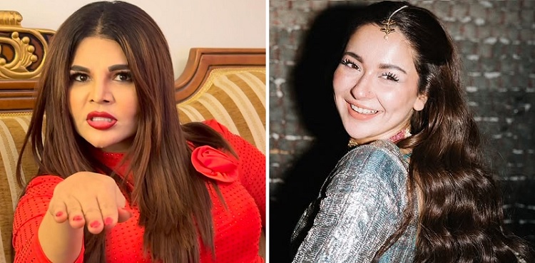 Rakhi Sawant challenges Hania Aamir to a dance-off
