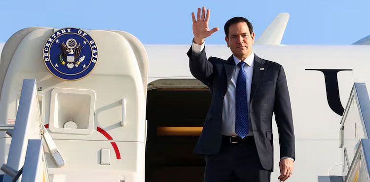 Marco Rubio in Saudi Arabia before talks to end Ukraine war