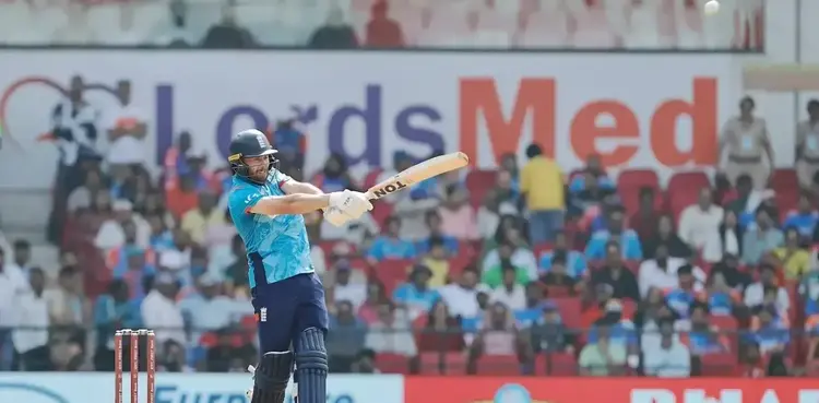 Phil Salt hits Harshit Rana for three 6s, two 4s in single over
