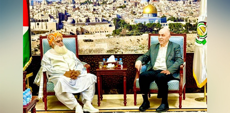 Maulana Fazl ur Rehman, Hamas , Qatar, Gaza, Palestinians