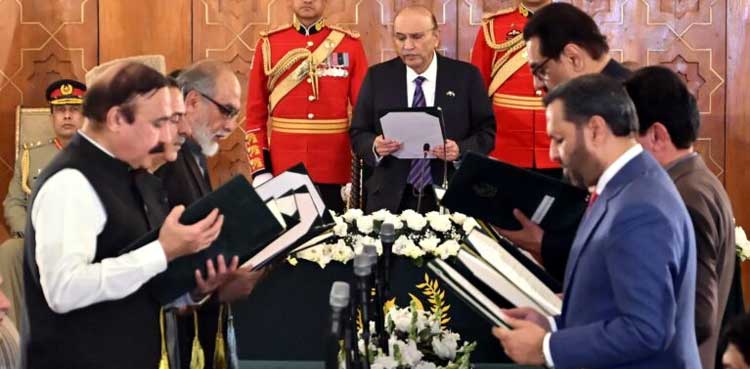 PM Shehbaz, Portfolios ministers