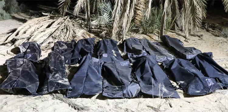 Migrants' bodies in Libya mass graves had gunshot wounds