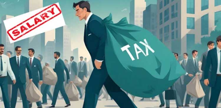 Salaried class, tax, wholesalers, retailers