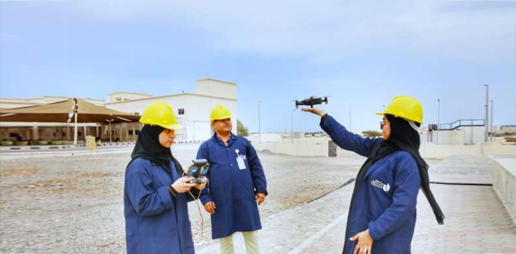 Omani students, solar panel, AI-Driven drone system, oman