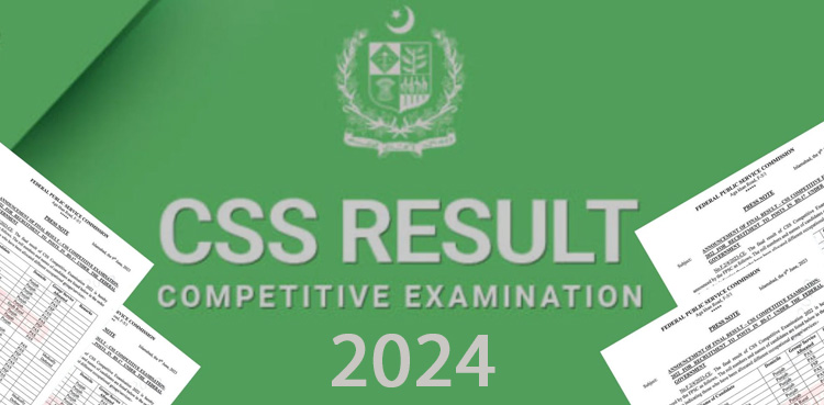CSS result, CSS 2024 result, CSS 2024 written examination result, fpsc