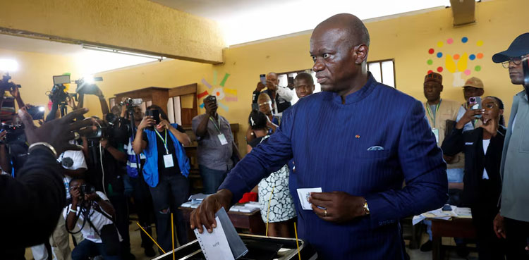 Gabon coup leader eyes seven-year mandate in presidential vote