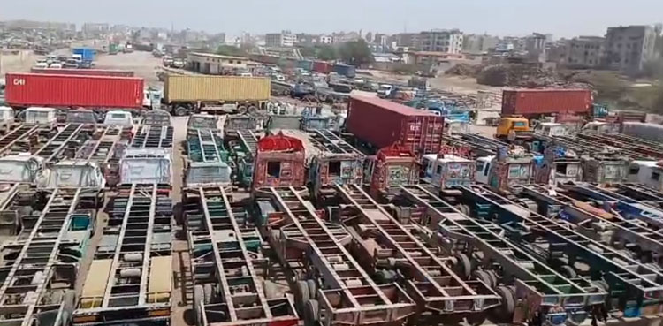 Goods transport, Karachi ports, strike