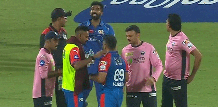 Jasprit-Bumrah, Karun Nair, exchange IPL match